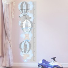 Kt Decoration Sevimli Uçan Balon Boy Ölçer Mavi
