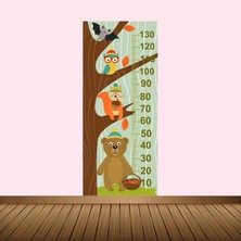 Kt Decoration Kt Decor Sevimli Arkadaşlar Boy Ölçer Gelişim Tablosu Sticker
