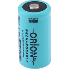 Orion 18350 3.7V 850MAH Şarjlı Li-Ion Pil