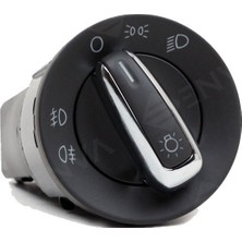 Parçazamanı Volkswagen Passat B5.5 Far Açma Anahtarı Krom 3Bd941531