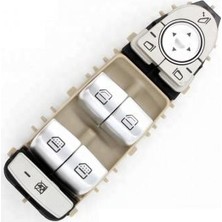 Parçazamanı Mercedes S500 2013-2017 Cam Açma Düğmesi Sürücü Tarafı Bej