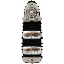 Parçazamanı Mercedes S500 2013-2017 Cam Açma Düğmesi Sürücü Tarafı Siyah