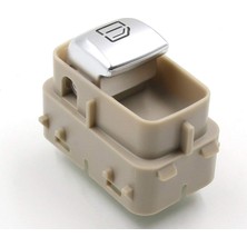 Parçazamanı Mercedes E180 2016-2019 Cam Açma Düğmesi Tekli Ön Sağ Bej