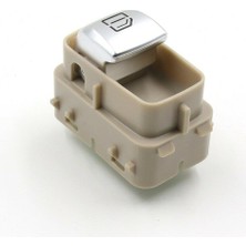 Parçazamanı Mercedes S205 2014-2018 Cam Açma Düğmesi Arka Sol Bej