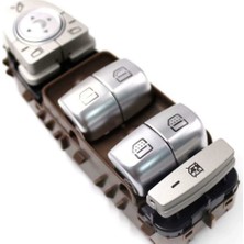 Parçazamanı Mercedes W205 C 63 Amg 2015-2018 Cam Açma Düğmesi Kahverengi