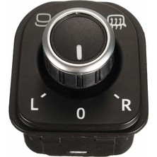 Parçazamanı Volkswagen Golf 6 2009-2013 Ayna Ayar Düğmesi Kromlu Katlamalı