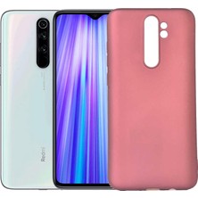 Case 4U Xiaomi Redmi Note 8 Pro Kılıf Klasik Mat Renkli Yumuşak Premier Silikon Koyu Mor