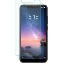 Case 4U Xiaomi Redmi Note 6 Pro Kılıf Rugan Armor Deri Görünümlü Yüksek Kalite Silikon Niss Kapak + Temperli Cam Ekran Koruyucu Siyah