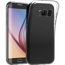 Case 4U Galaxy S6 Kılıf A+ Şeffaf Lüx Süper Yumuşak 0.3mm Ince Slim Silikon