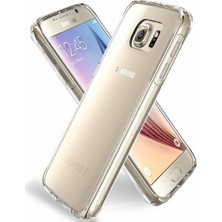 Case 4U Galaxy S6 Kılıf A+ Şeffaf Lüx Süper Yumuşak 0.3mm Ince Slim Silikon