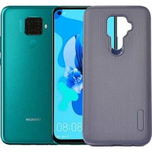 Case 4U Huawei Mate 30 Lite Kılıf Ultra Korumalı Lux Line Silikon Arka Kapak Lacivert