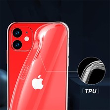 Case 4U Apple iPhone 11 Kılıf Ultra İnce Silikon Arka Kapak İmax Şeffaf