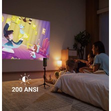 Anker Nebula Apollo Akıllı Taşınabilir WiFi Kablosuz Pico Projeksiyon Cihazı TV Box Hoparlör - D2410 (Anker Türkiye Garantili)