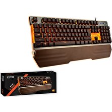 Inca Emidio IKG-400 Orange Backlight Mekanik Hisli Gaming Klavye