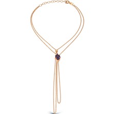 Argentum Concept Melek Motifli Gümüş Çift Zincirli Şahmeran