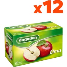 Doğadan Elma Bitki Çayı 40 gr 12'li Set