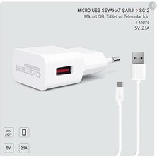 Subzero SG12 2.1A Micro USB Seyahat Şarj Cihazı