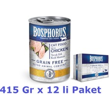 Bosphorus Tavuk Etli Kedi Konservesi 12 x 415 g Kutu