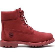 Timberland 6 in Premium Kadın Bot Kırmızı