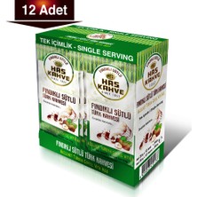 Has Kahve Tek İçimlik Fındıklı Sütlü Türk Kahvesi 12'li 20 gr