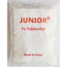 Junıor  Tek Kullanımlık Çıtçıtlı  Şeffaf Yağmurluk