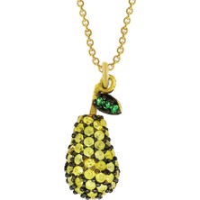 Altın Sepeti Gümüş Altın Kaplamalı Meyve Kolye G768Kl