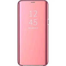 Prolysus Samsung Galaxy A2 Core Kapaklı Kılıf Aynalı Rose Gold