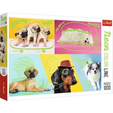 Trefl Puzzle Far Out Dogs 1000 Parça Neon Puzzle