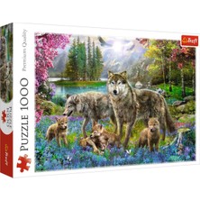 Art Puzzle Lupine Famıly 1000 Parça Unisex Çocuk Puzzle