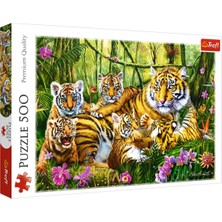 Trefl Puzzle Familyf Of  Tıger 500 Parça Puzzle