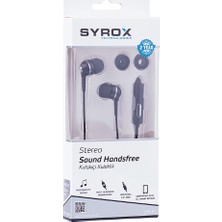 Syrox K1 Mikrofonlu Kulakiçi Kulaklık