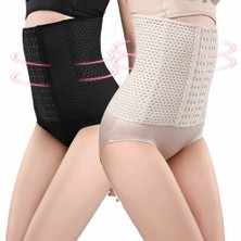Senspo 6 Kademe Kancalı Unisex Toparlayıcı Bel Inceltici Korse