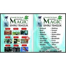 Magic Cleaning Bitkisel Sihirli Sıvı Oto Araç Ev Temizlik Ürünü