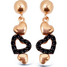 Argentum Concept K049201 Gümüş Kalp Küpe