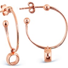 Argentum Concept Gümüş Objeli Halka Küpe