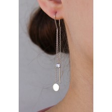 Argentum Concept Gümüş Tasarım Zincir Küpe