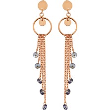 Argentum Concept Çok Zincirli Gümüş Tasarım Küpe