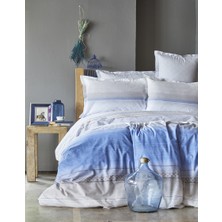 Karaca Home Lapis İndigo Pamuk Çift Kişilik Nevresim Takımı
