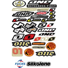 Sticker Master Sponsor Set 8 Sticker Etiket Oto Motor Pc Etiket