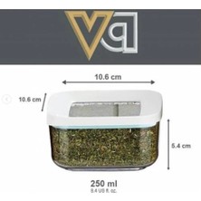 Vip Ahmet Erzak Kavanozları Baharatlık 250 ml x 3 Adet