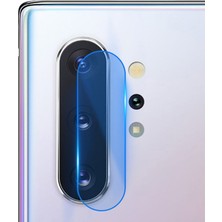 Microcase Samsung Galaxy Note 10 Plus Kamera Camı Lens Koruyucu Nano Esnek Film
