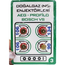 Arçeli̇k Aeg Profilo Bosch Vs Için Uyumlu Doğalgaz Enjektörleri 4lü