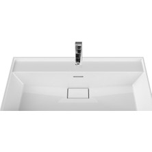 Turkuaz Seramik Sharp Etajerli Lavabo 80  x  48 cm