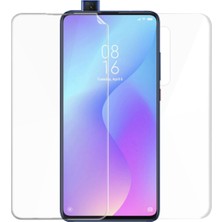 Case 4U Xiaomi Mi 9T Ön + Arka 360 Tam Kaplayıcı Film Full Cover Şeffaf
