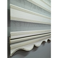 BBB Pliseli Simli Renk Geçişli Şık Zebra Stor Perde MZ281