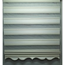 BBB Pliseli Simli Renk Geçişli Şık Zebra Stor Perde MZ281