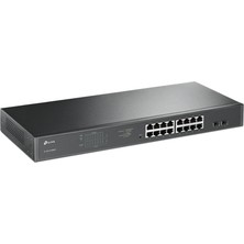 TP-LINK TL-SG1218MPE JetStream 16-Port Gigabit 2 SFP Slotlu Easy Smart PoE + Switch