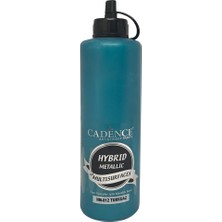 Cadence Hibrit Metalik Boya 500 ml HM812 Metalik Turkuaz