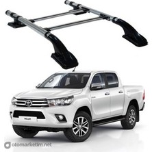 Toyata Hilux Tavan Çıtası Port Bagaj Silver 2015 Sonrası