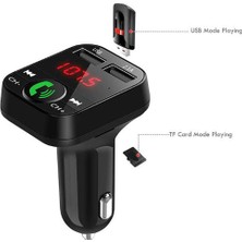 Auris Car B2 LED Bluetooth Fm Transmitter Araç Kiti Siyah